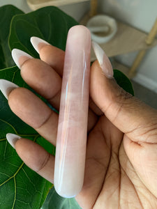 Rose Quartz Yoni Wand