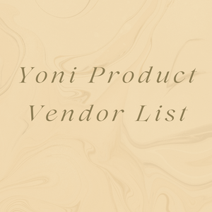 Yoni Product Vendor List