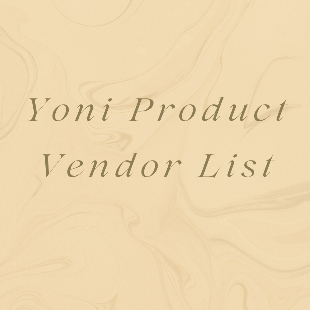 Yoni Product Vendor List