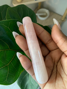 Rose Quartz Yoni Wand