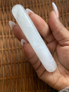 Clear Quartz Yoni Wand